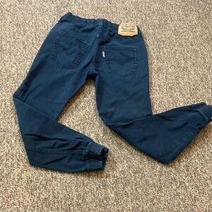 Levi’s Jogger Pants Youth Elastic Waist & Ankles Size 8-10 Yrs S P CH